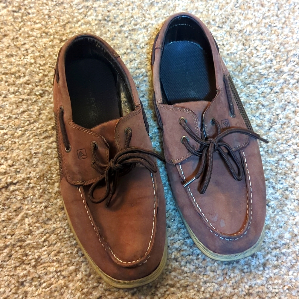Sperry Men's boat shoes in dark brown
